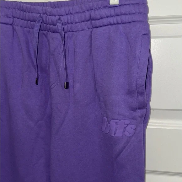 Purple Hoodie and Sweatpants with Embossed Logo - Picture 6 of 8
